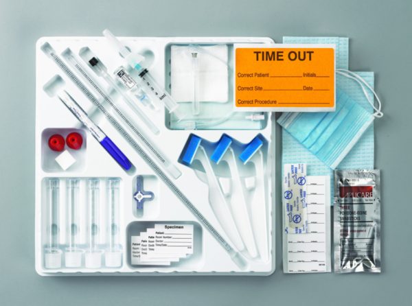 Tray Lumbar Puncture 22G x 3½ Inch Spinal Needle Sterile by Busse Hospital Disposables, Inc.  ID 975